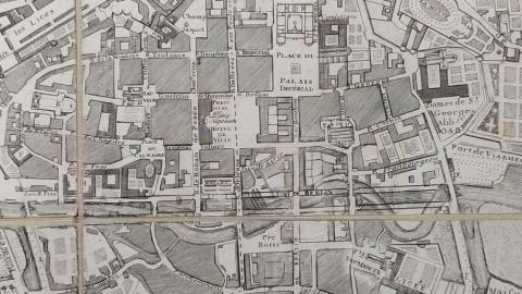 Plan de Rennes, vers 1805. Cote Y 5648